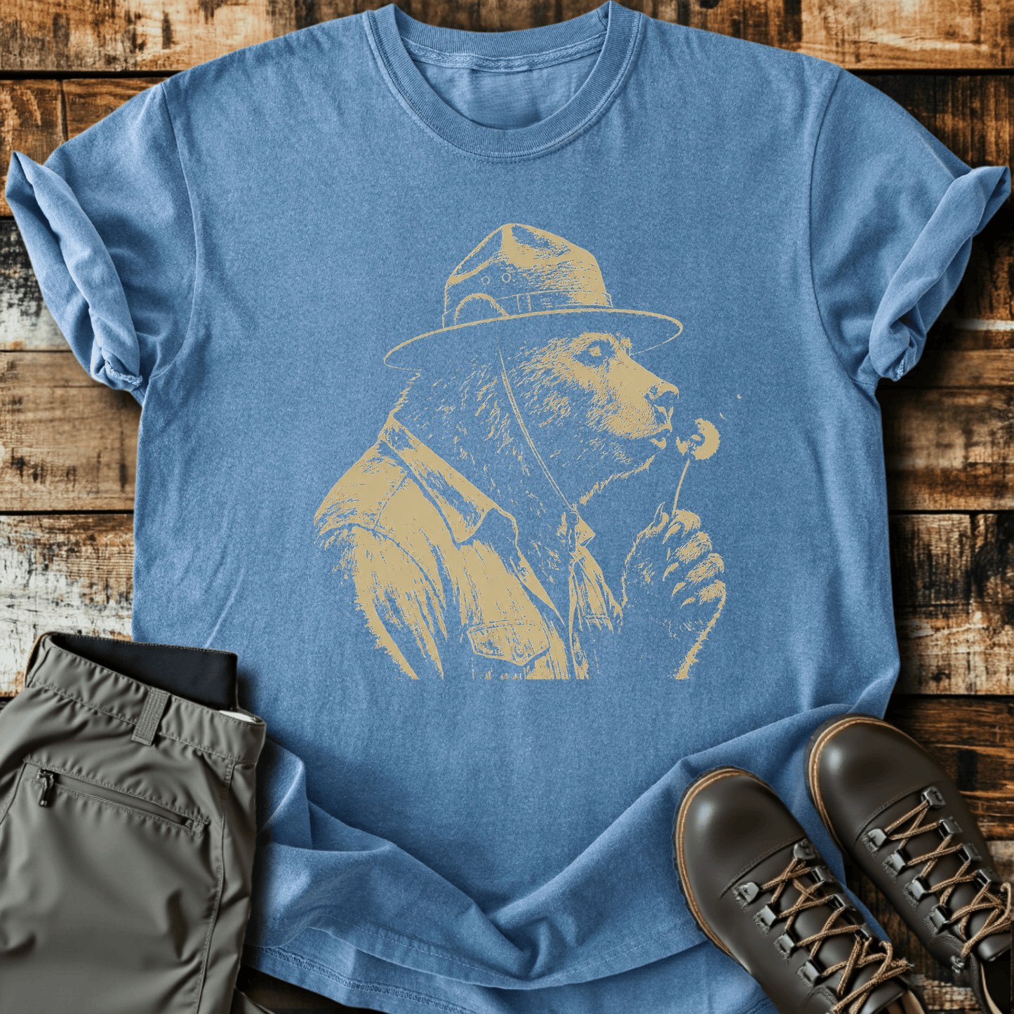 Sloth Hiking Club — blue jean