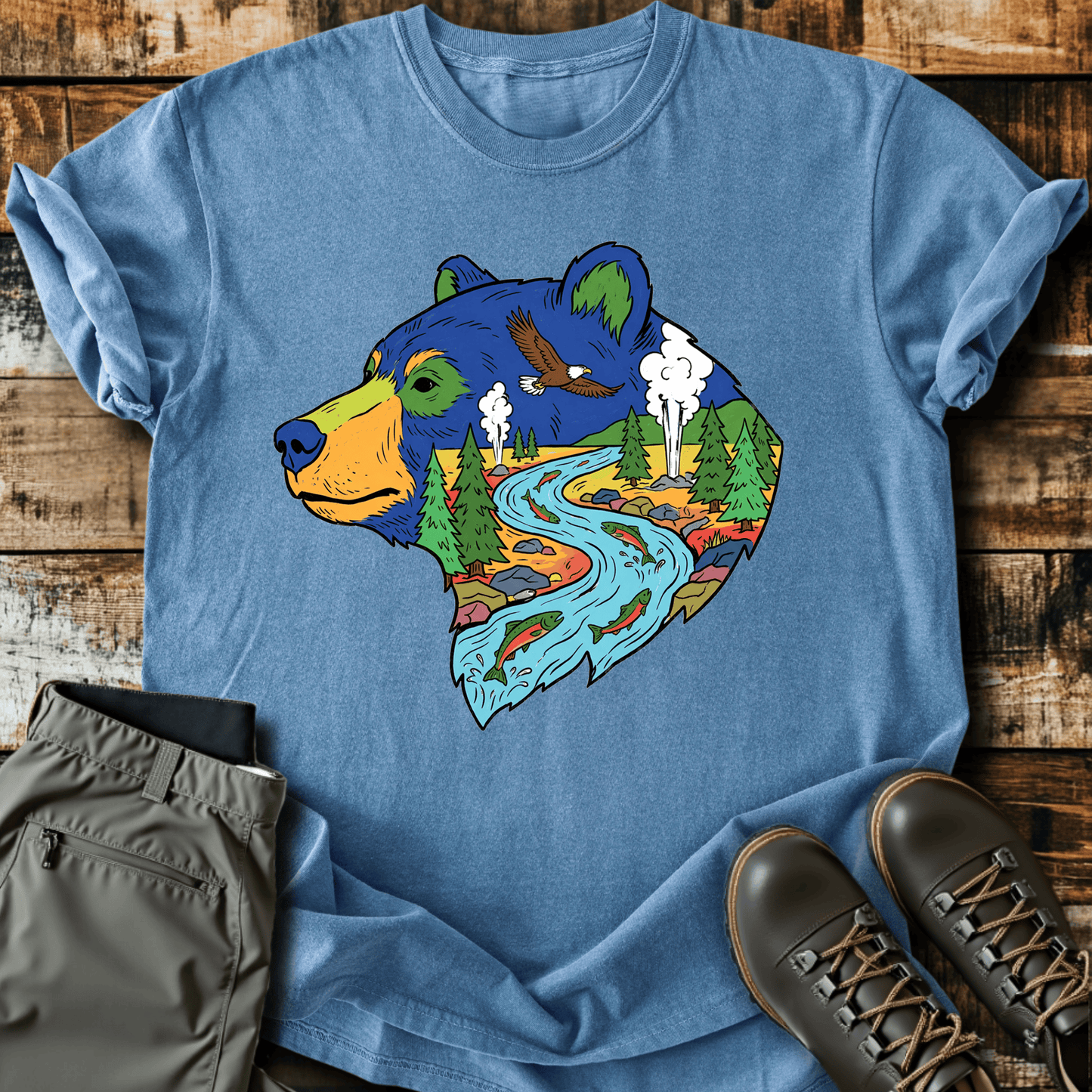 Sloth Hiking Club — blue jean