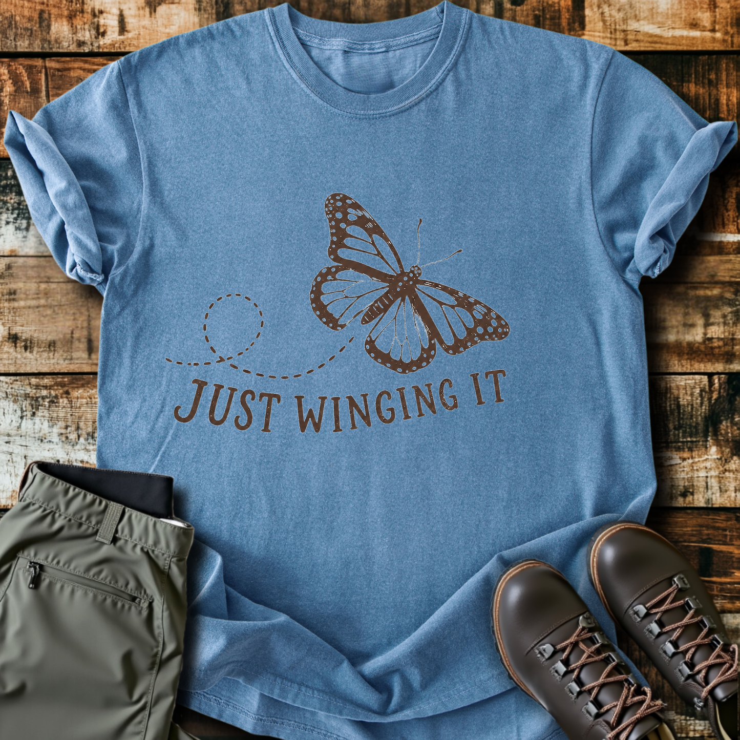 Sloth Hiking Club — blue jean