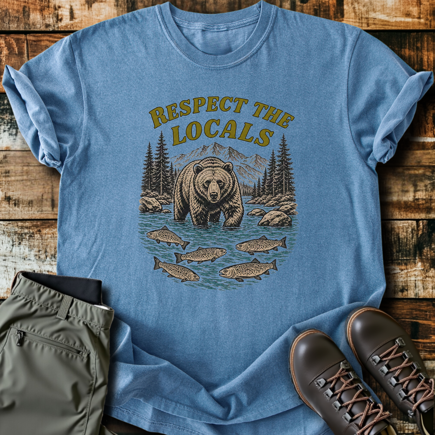 Sloth Hiking Club — blue jean