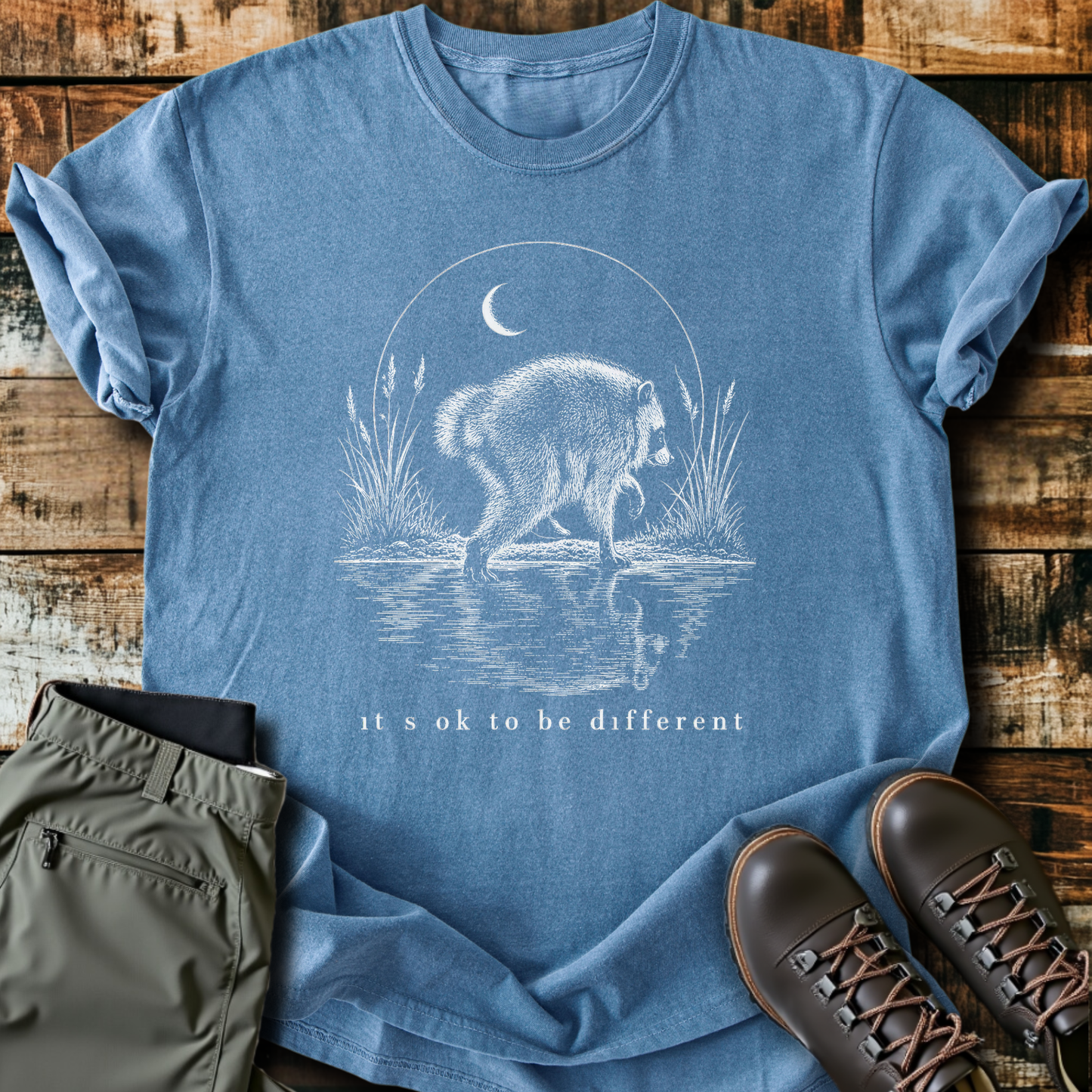Sloth Hiking Club — blue jean