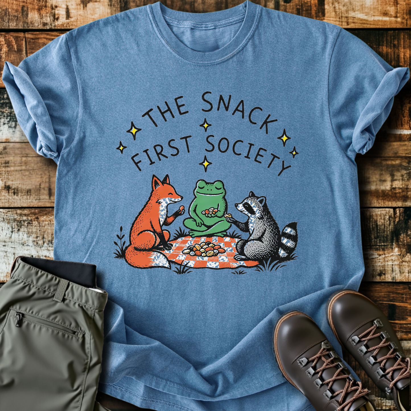 Sloth Hiking Club — blue jean
