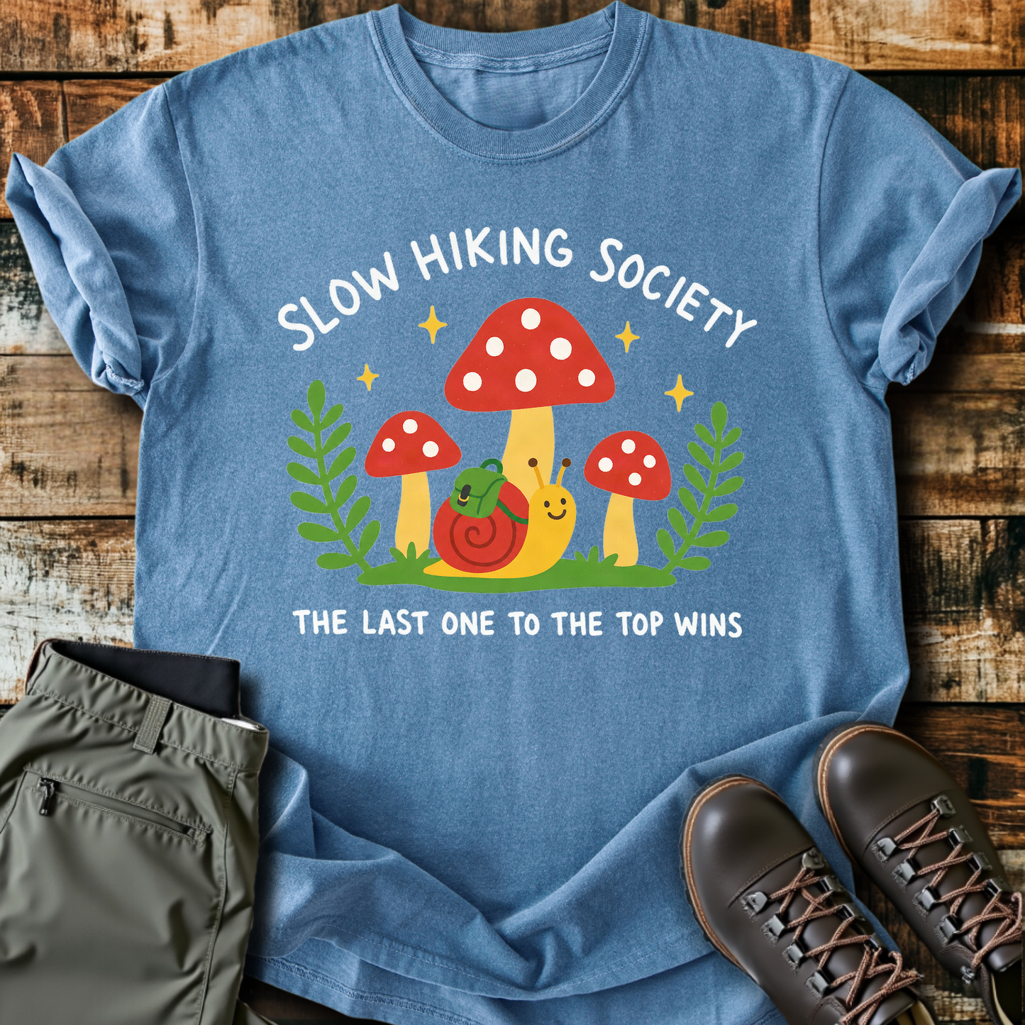Sloth Hiking Club — blue jean
