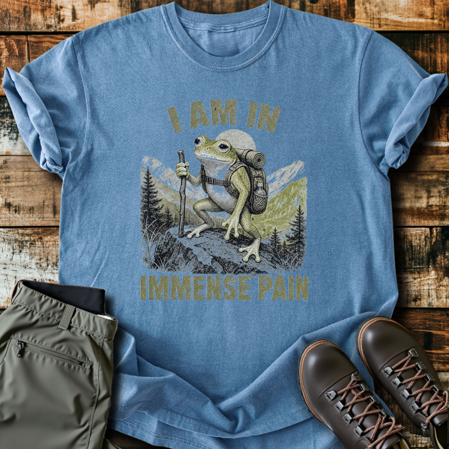 Sloth Hiking Club — blue jean
