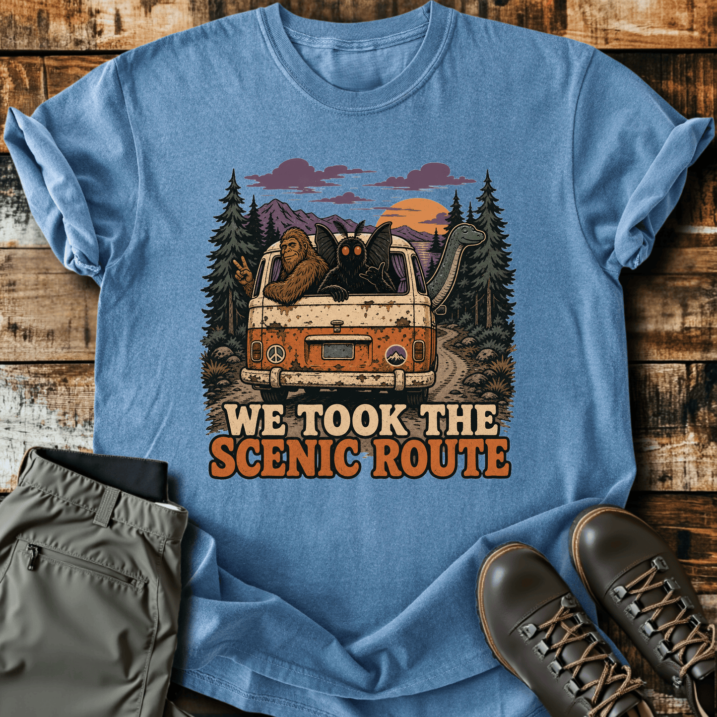 Sloth Hiking Club — blue jean