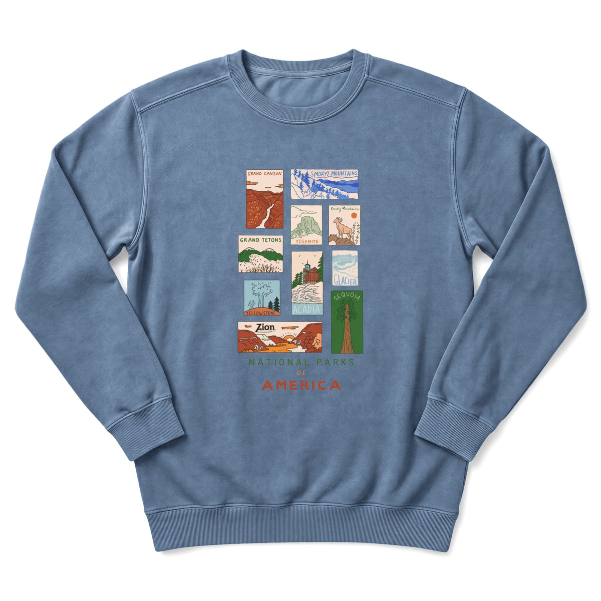 Sloth Hiking Club — blue jean