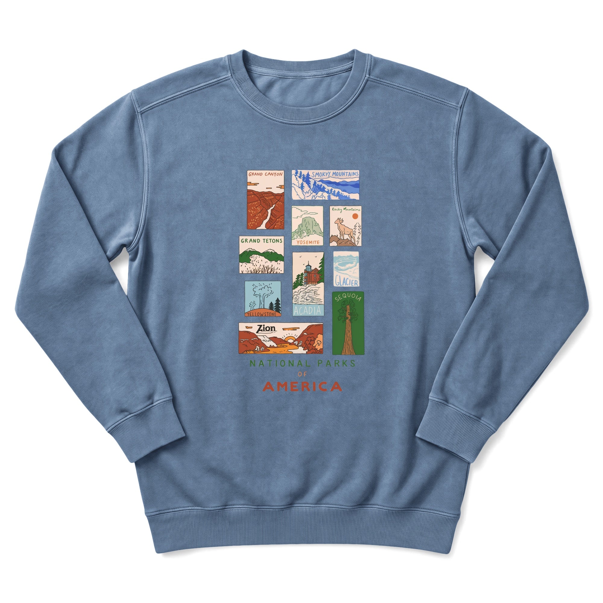 Sloth Hiking Club — blue jean
