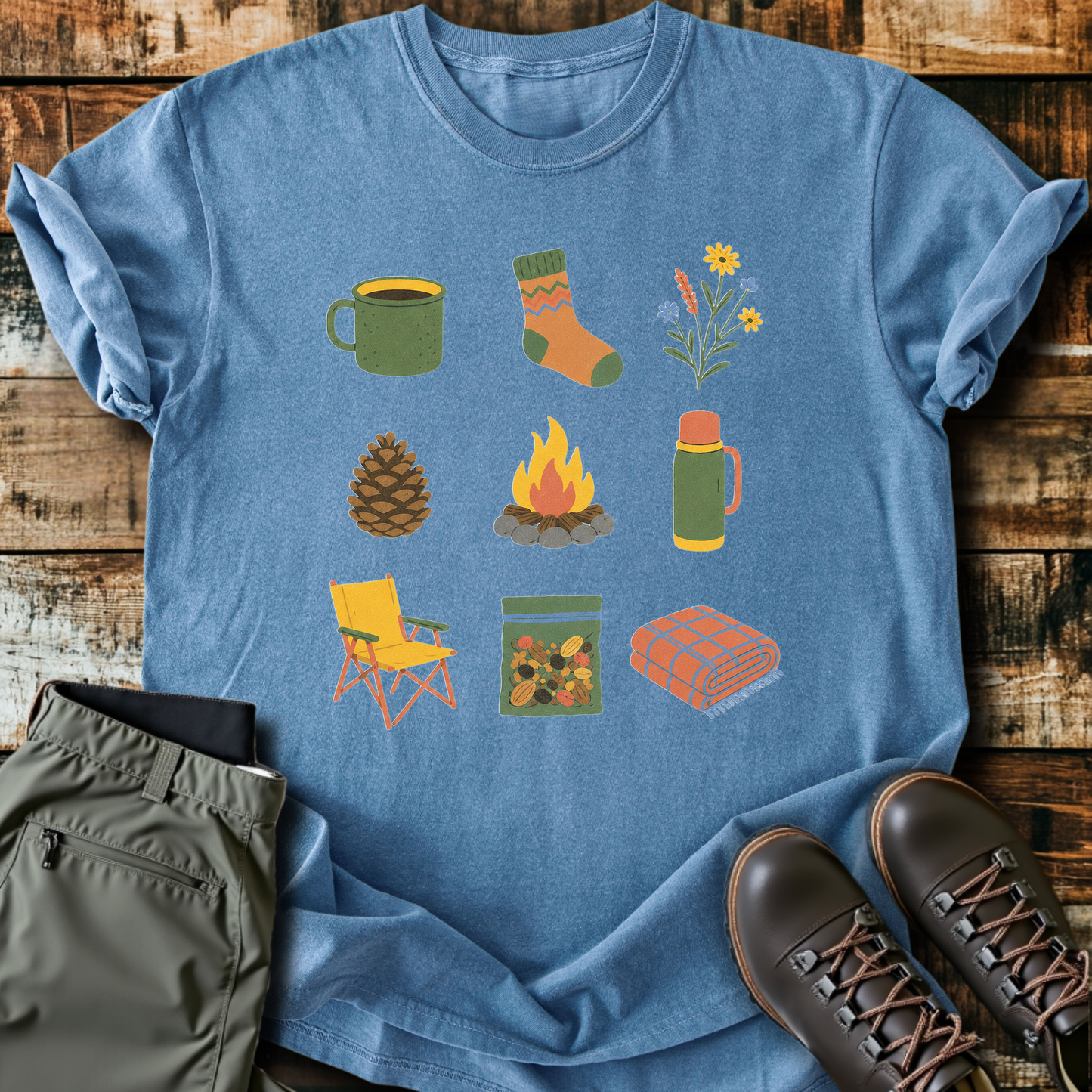 Sloth Hiking Club — blue jean