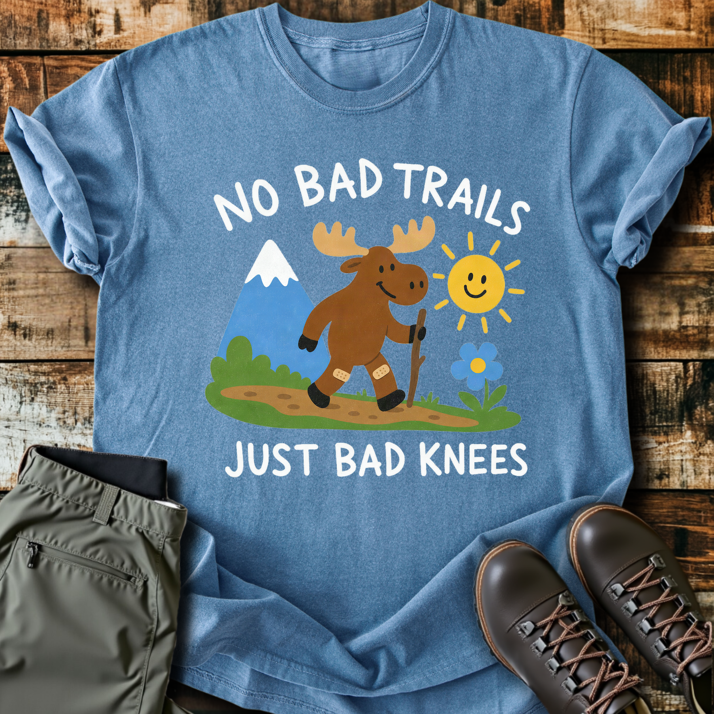 Sloth Hiking Club — blue jean