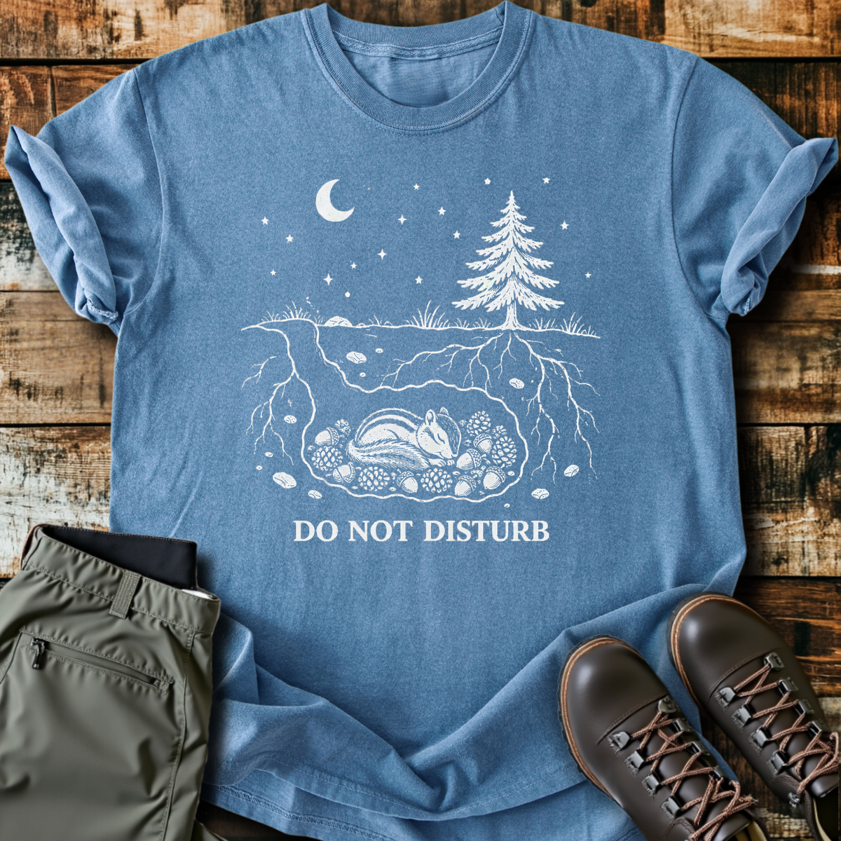 Sloth Hiking Club — blue jean