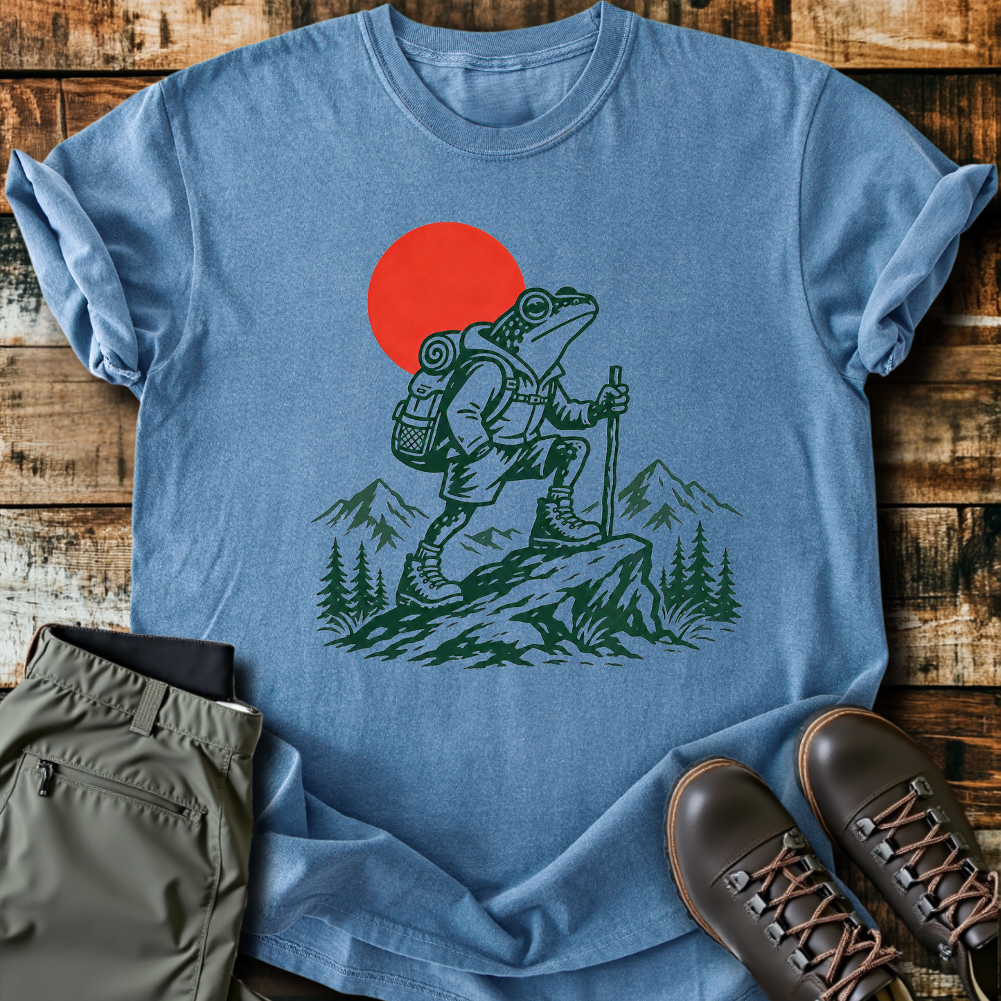 Sloth Hiking Club — blue jean