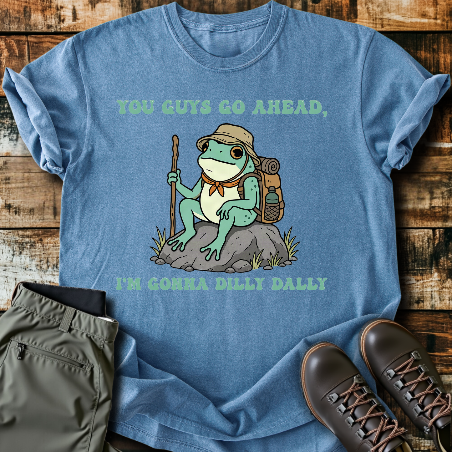 Sloth Hiking Club — blue jean