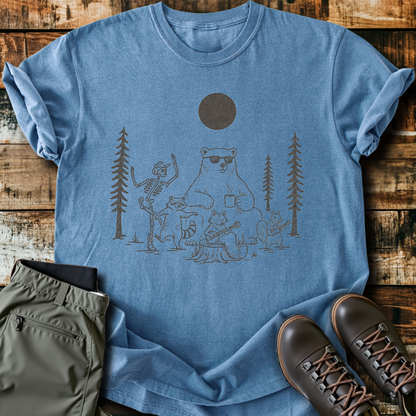 Sloth Hiking Club — blue jean