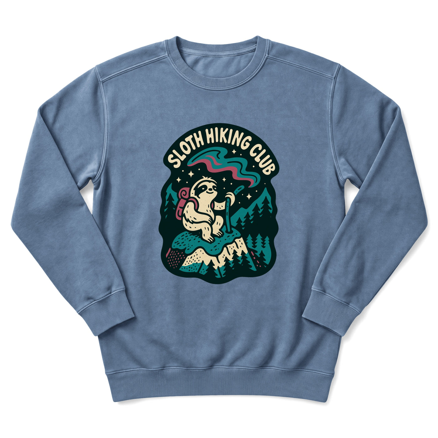 Sloth Hiking Club — blue jean
