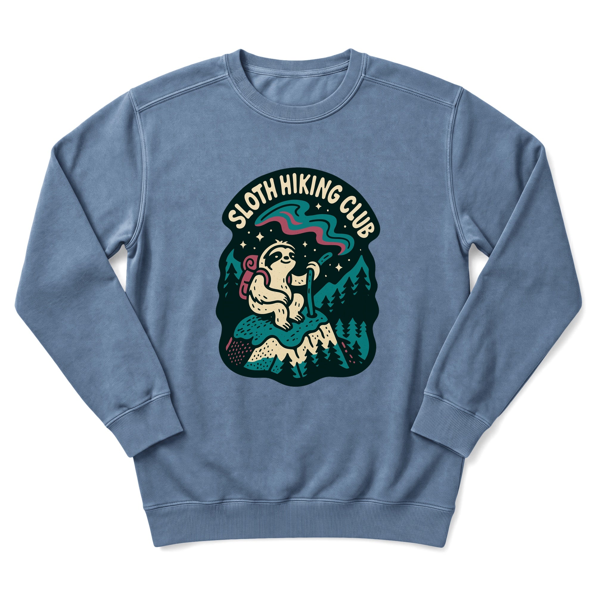 Sloth Hiking Club — blue jean