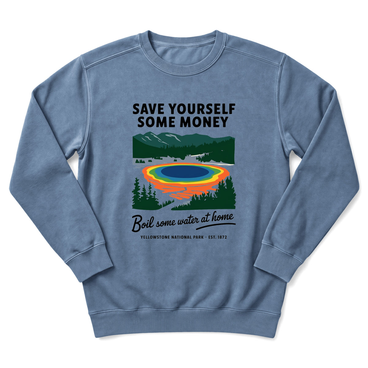 Sloth Hiking Club — blue jean