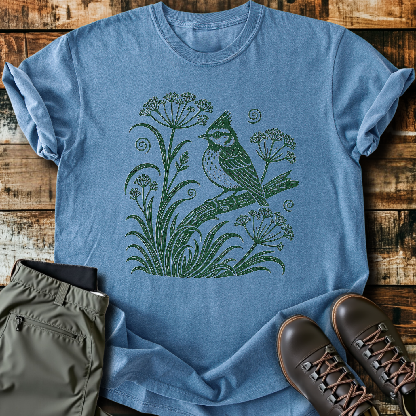 Sloth Hiking Club — blue jean