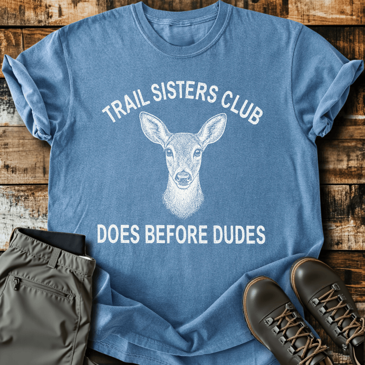Sloth Hiking Club — blue jean