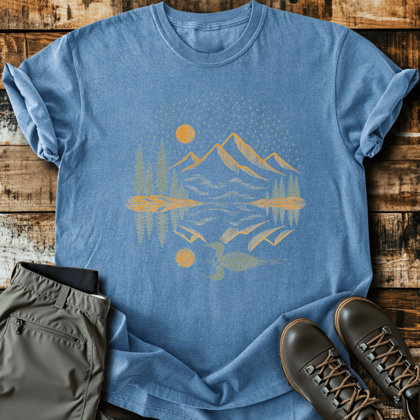 Sloth Hiking Club — blue jean