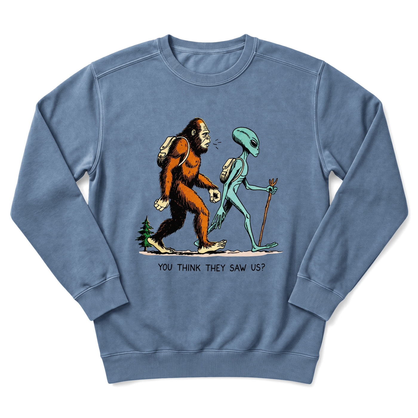 Sloth Hiking Club — blue jean
