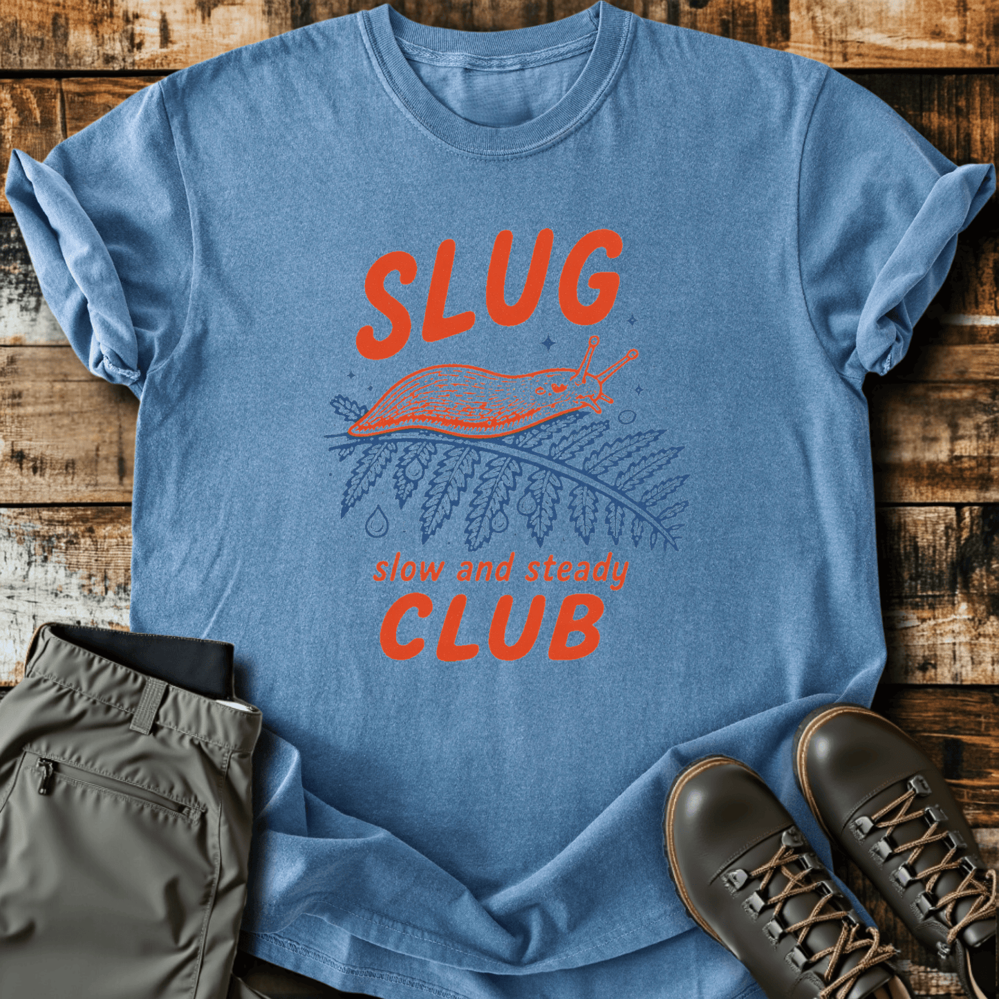 Sloth Hiking Club — blue jean