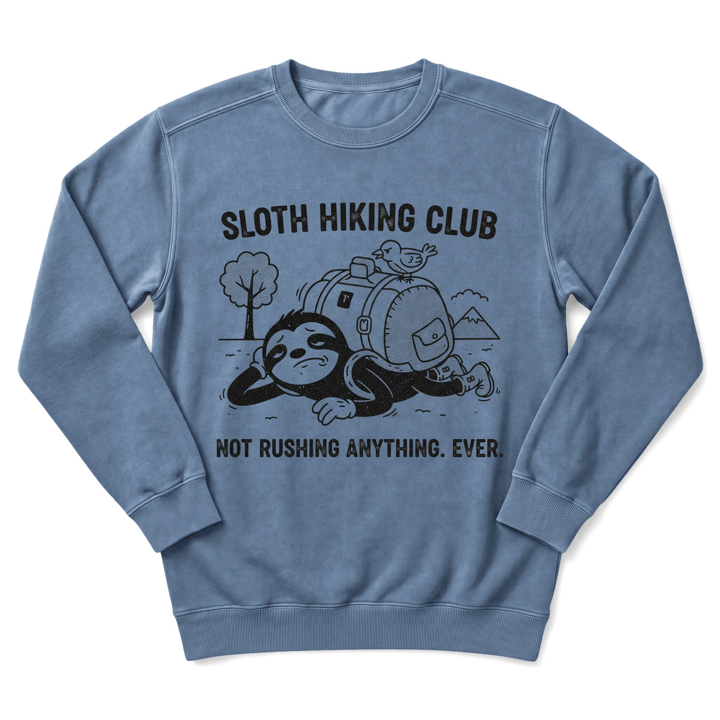Sloth Hiking Club — blue jean
