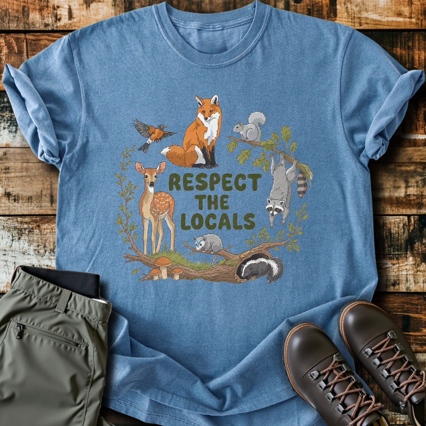 Sloth Hiking Club — blue jean