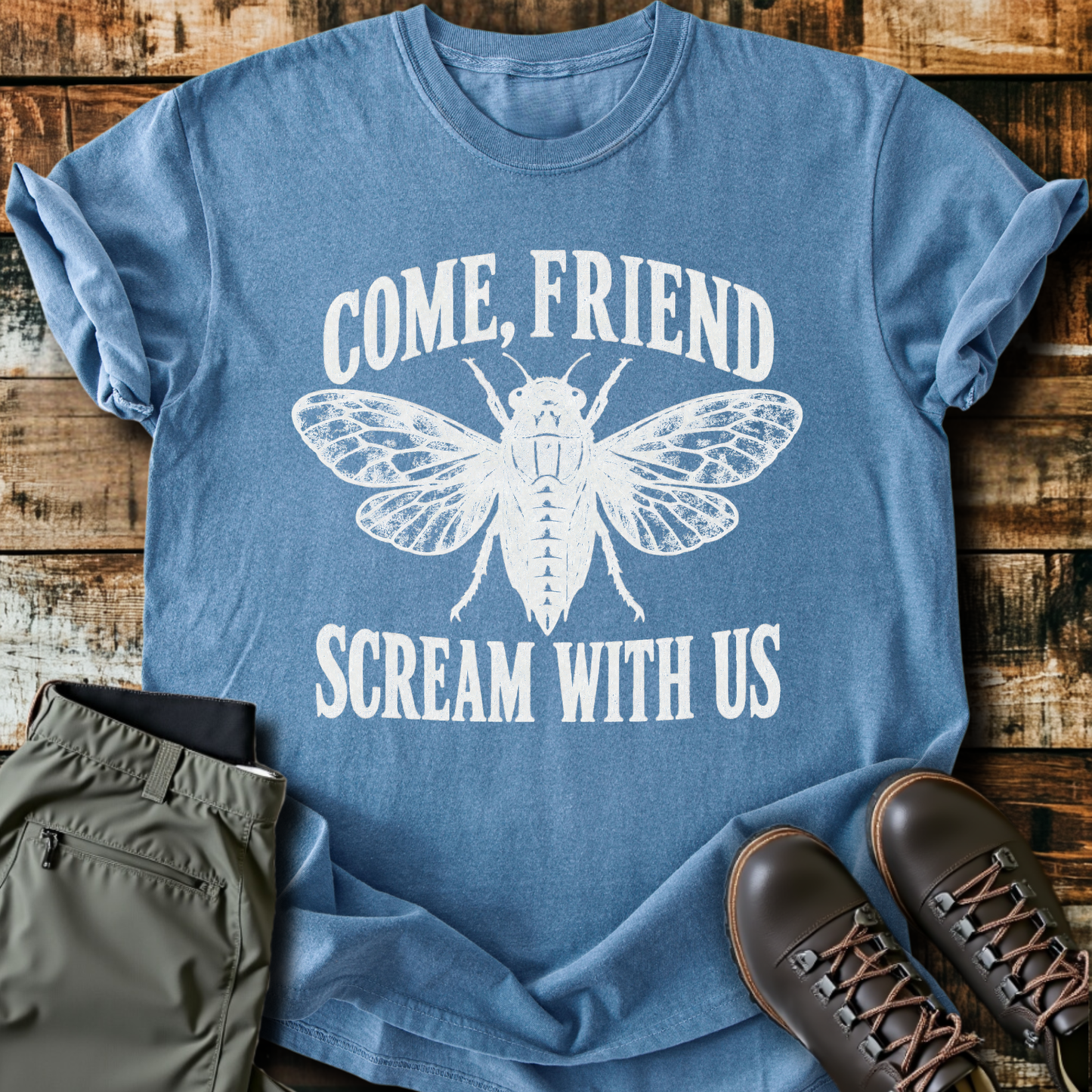 Sloth Hiking Club — blue jean