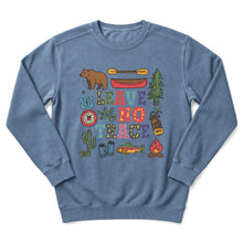 Sloth Hiking Club — blue jean