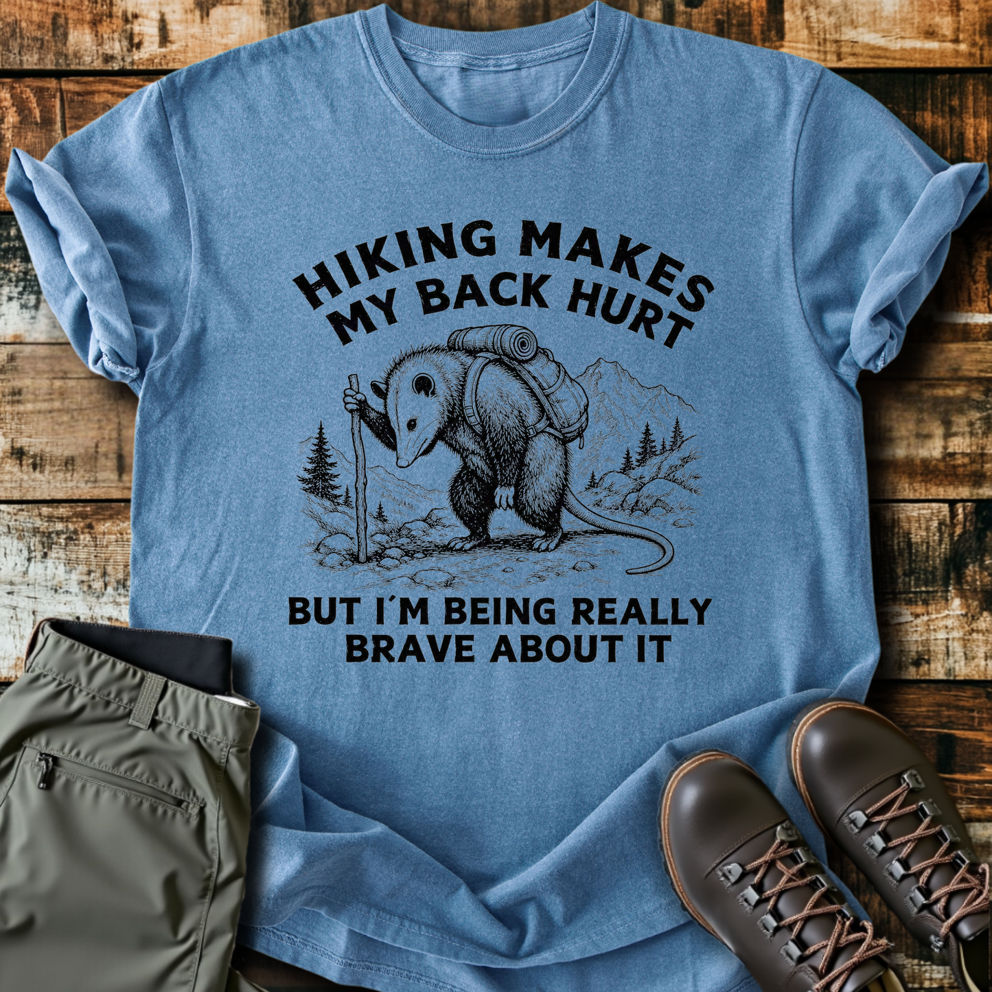 Sloth Hiking Club — blue jean