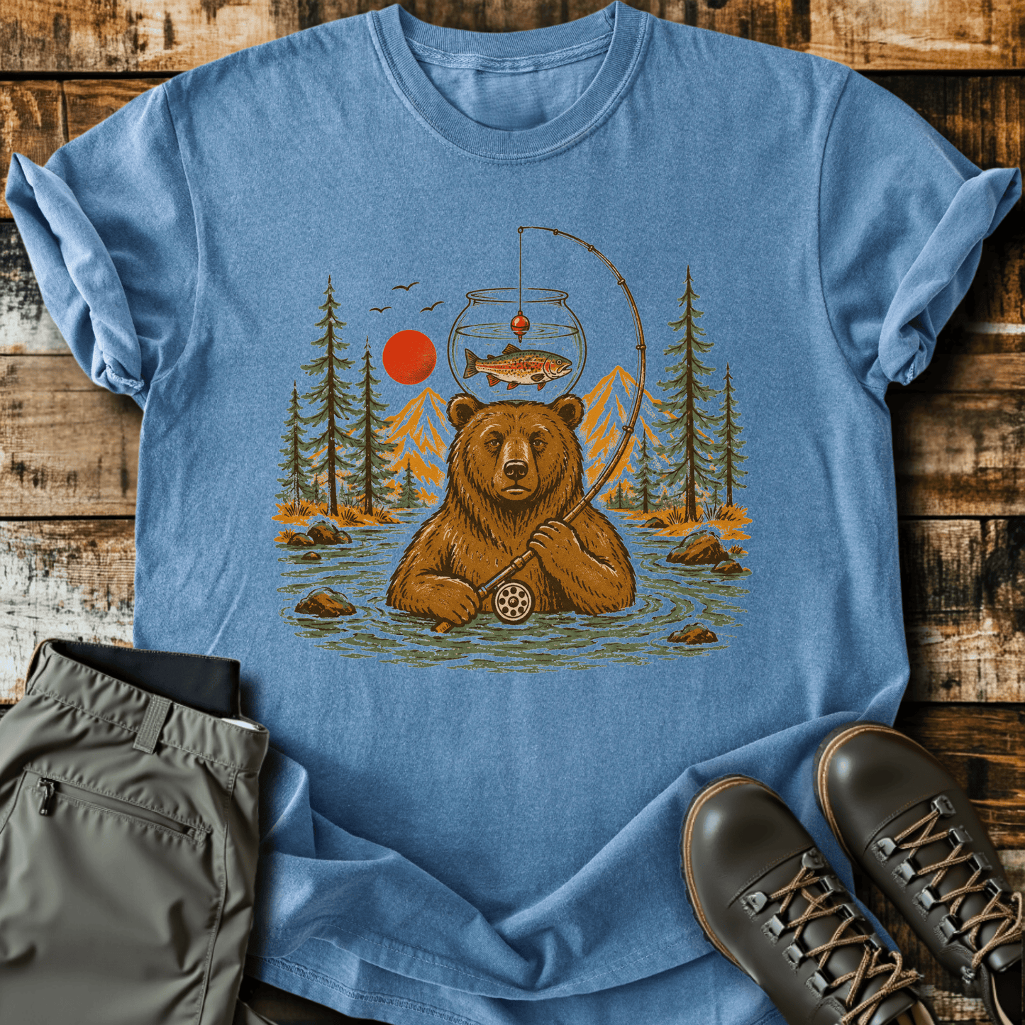 Sloth Hiking Club — blue jean