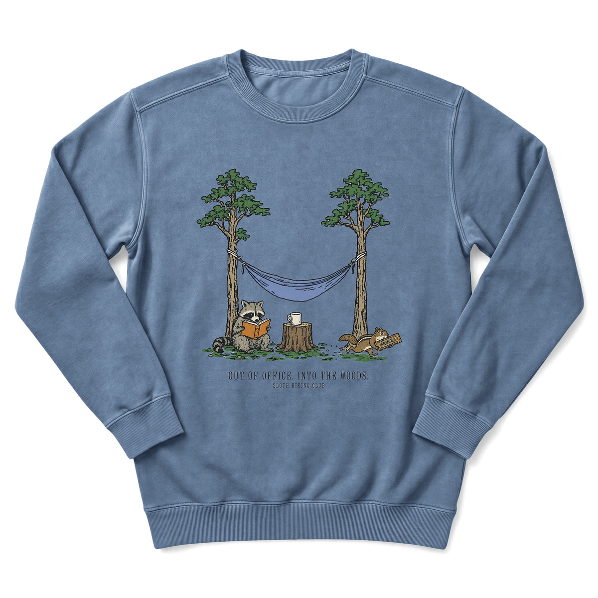 Sloth Hiking Club — blue jean