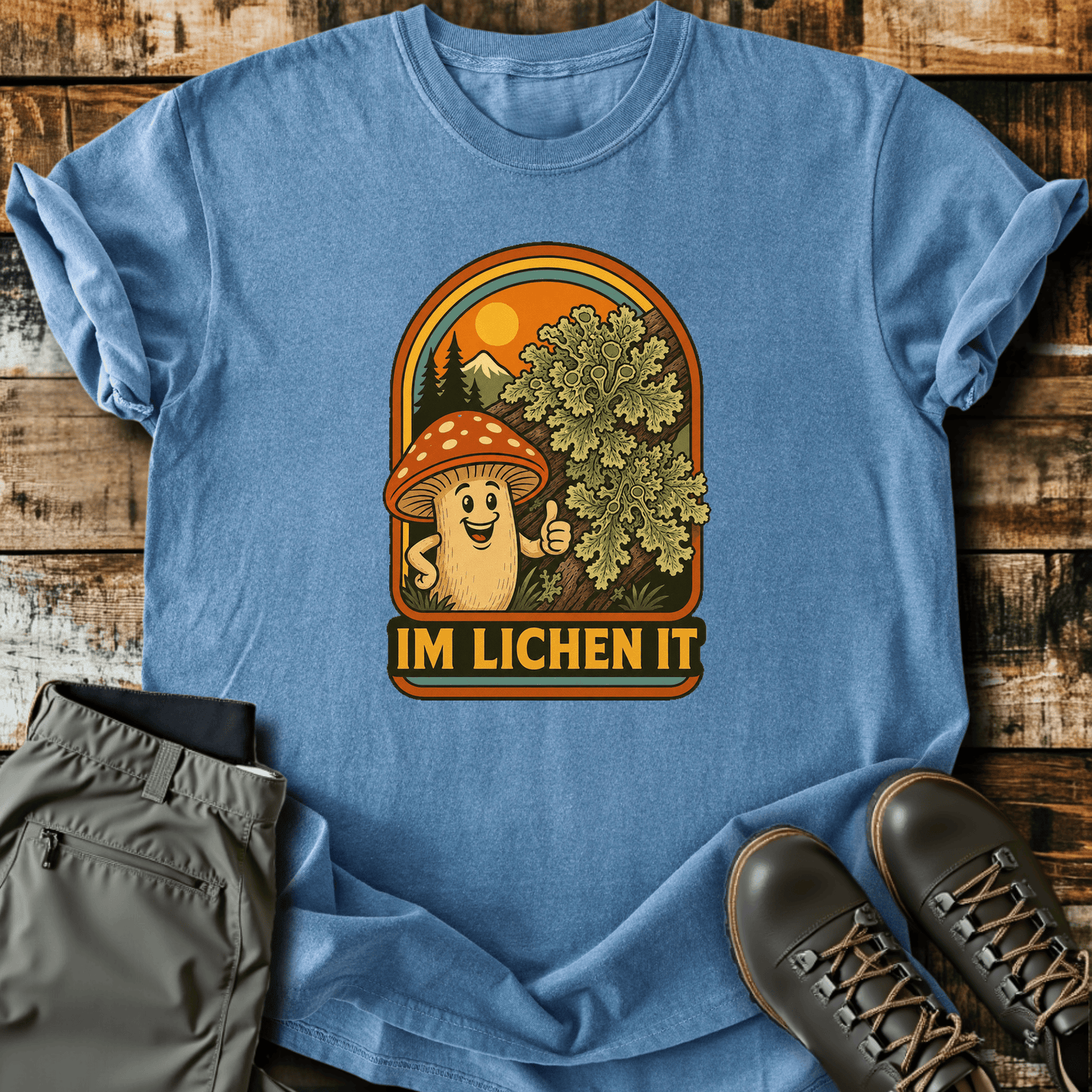 Sloth Hiking Club — blue jean