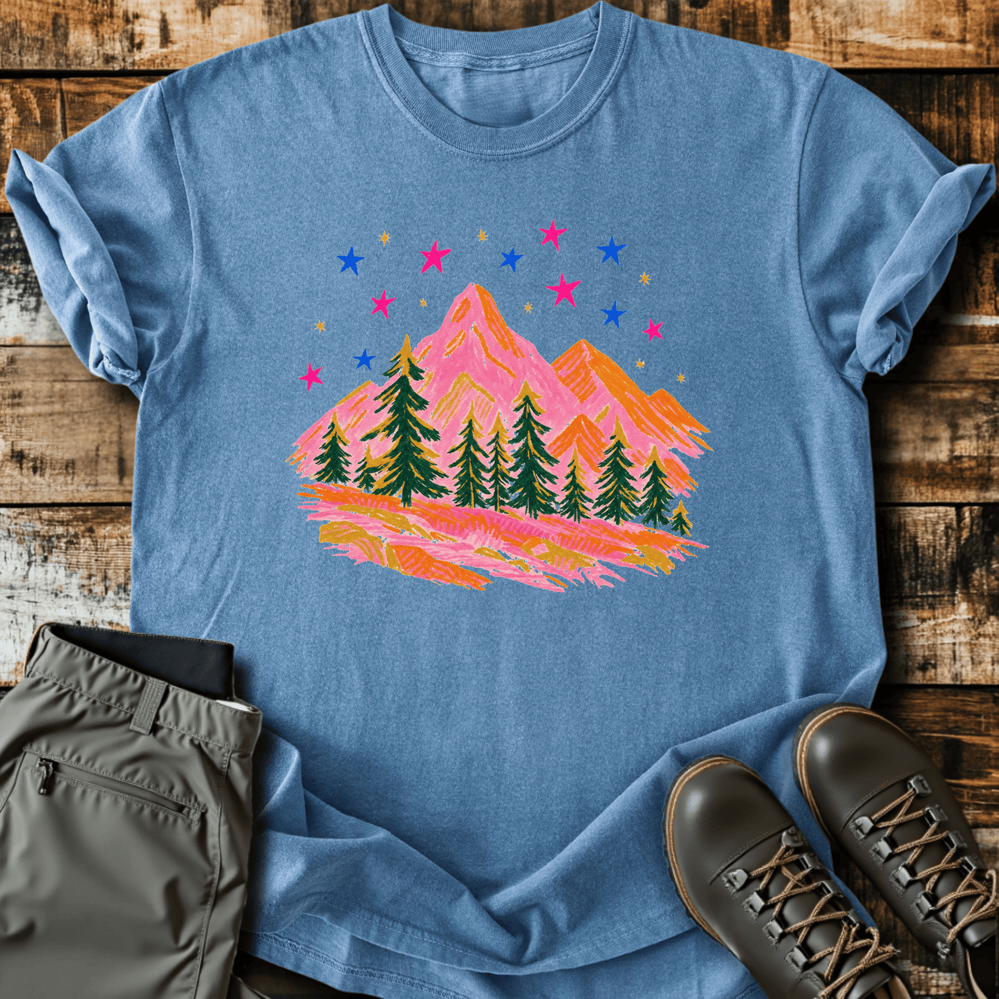 Sloth Hiking Club — blue jean