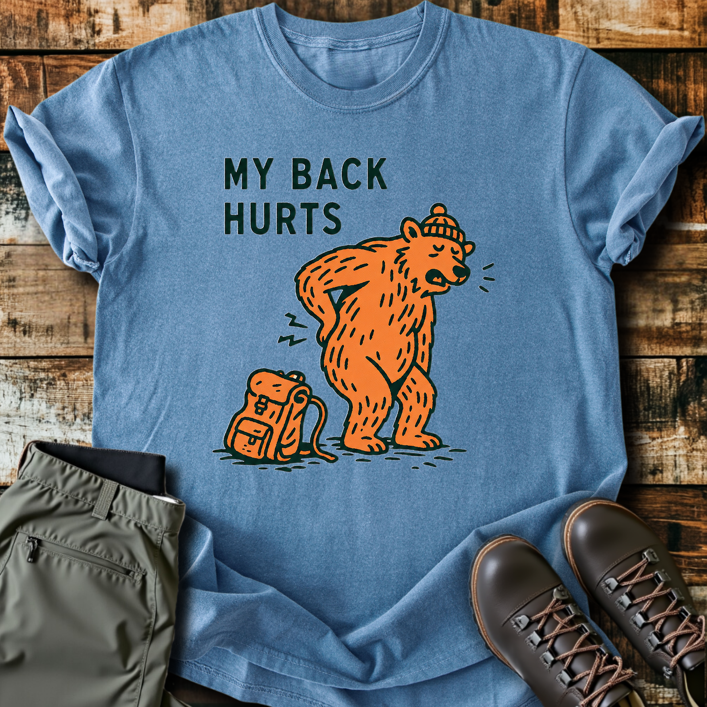 Sloth Hiking Club — blue jean