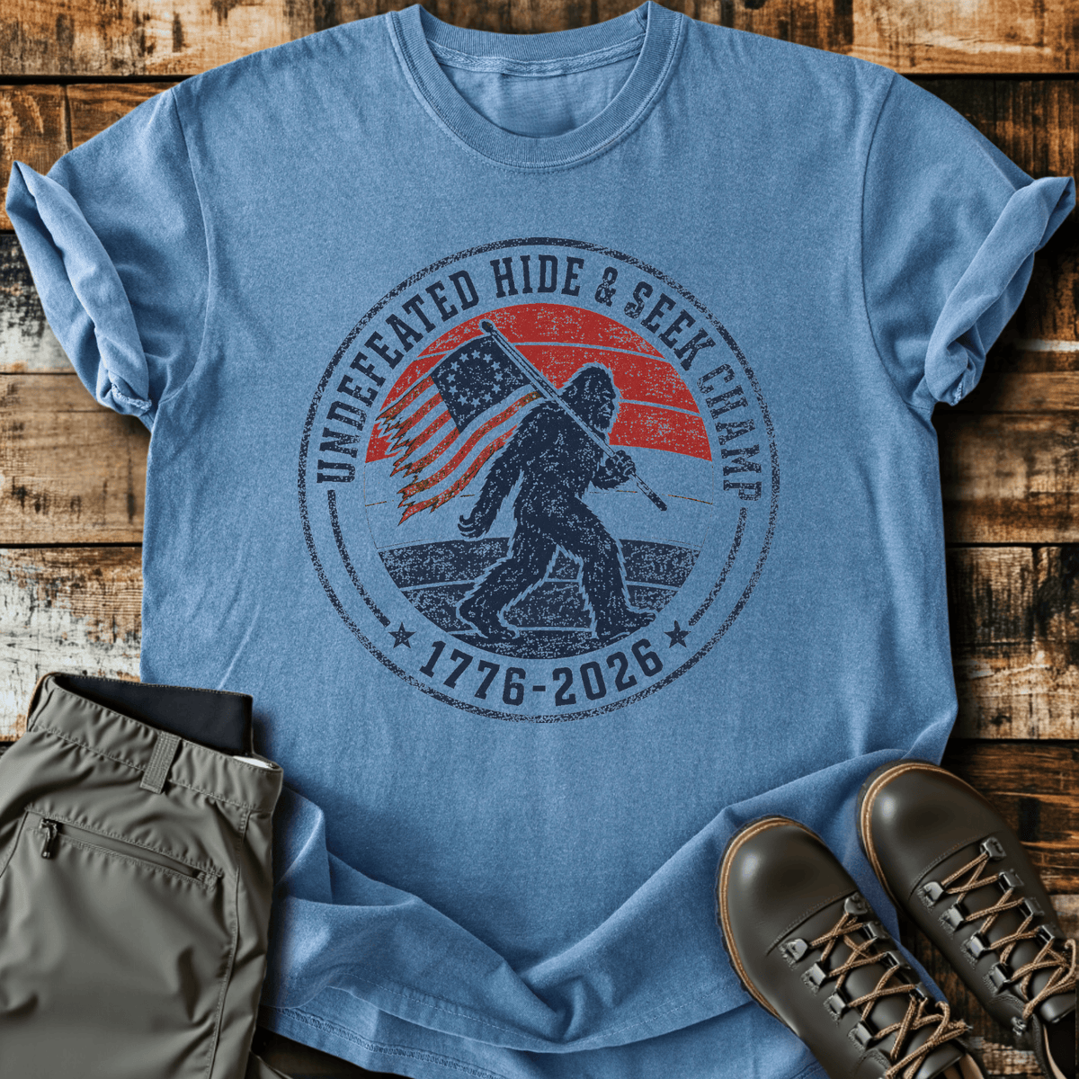 Sloth Hiking Club — blue jean