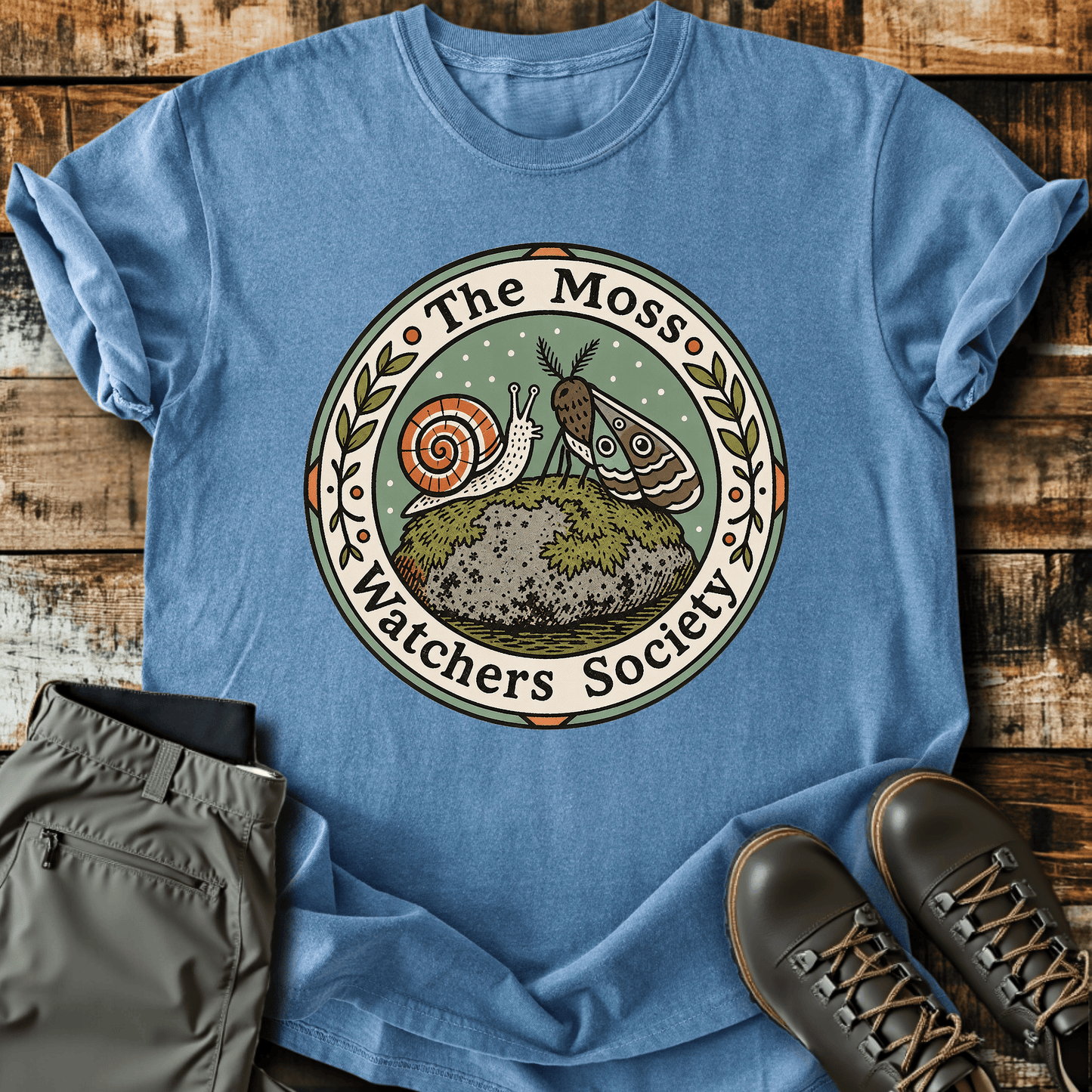 Sloth Hiking Club — blue jean