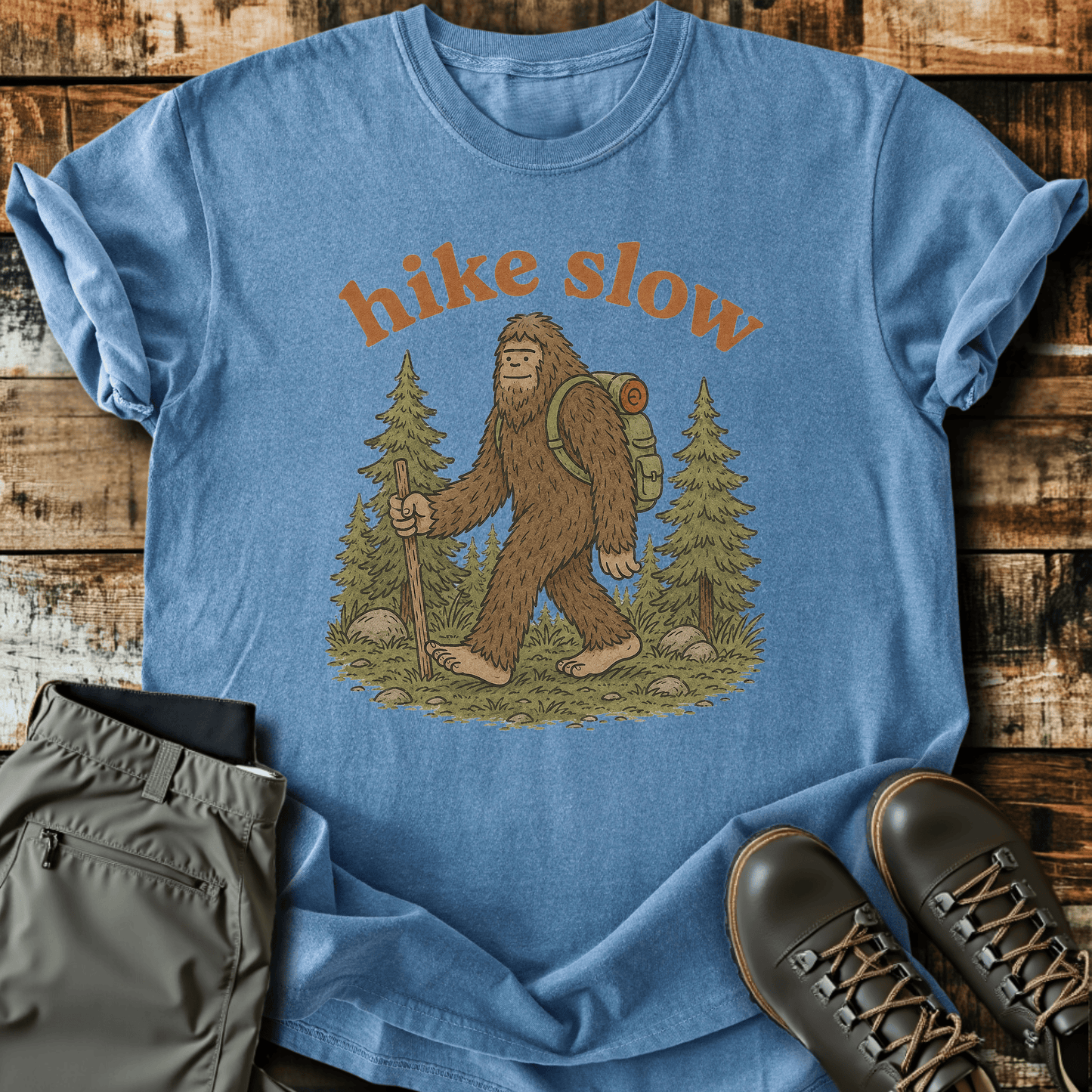 Sloth Hiking Club — blue jean