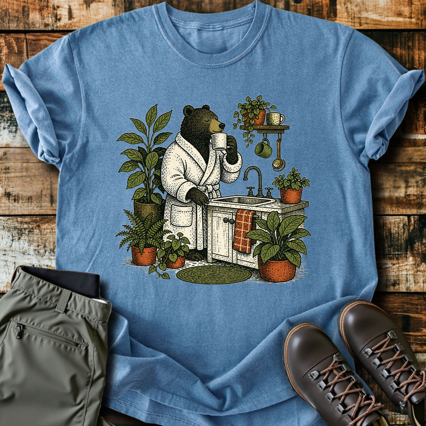 Sloth Hiking Club — blue jean