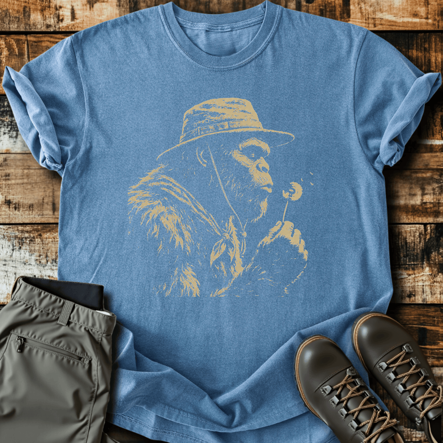 Sloth Hiking Club — blue jean