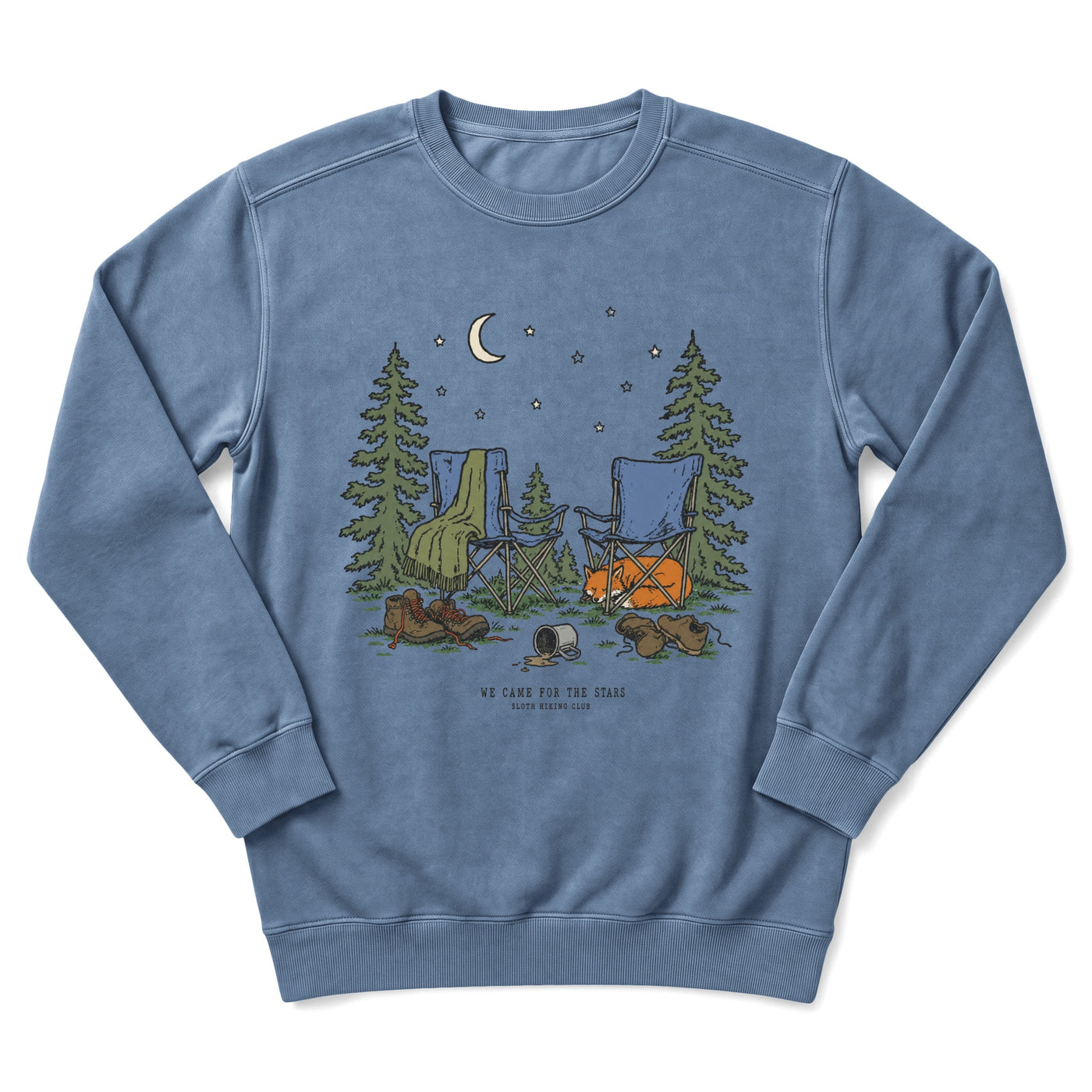Sloth Hiking Club — blue jean