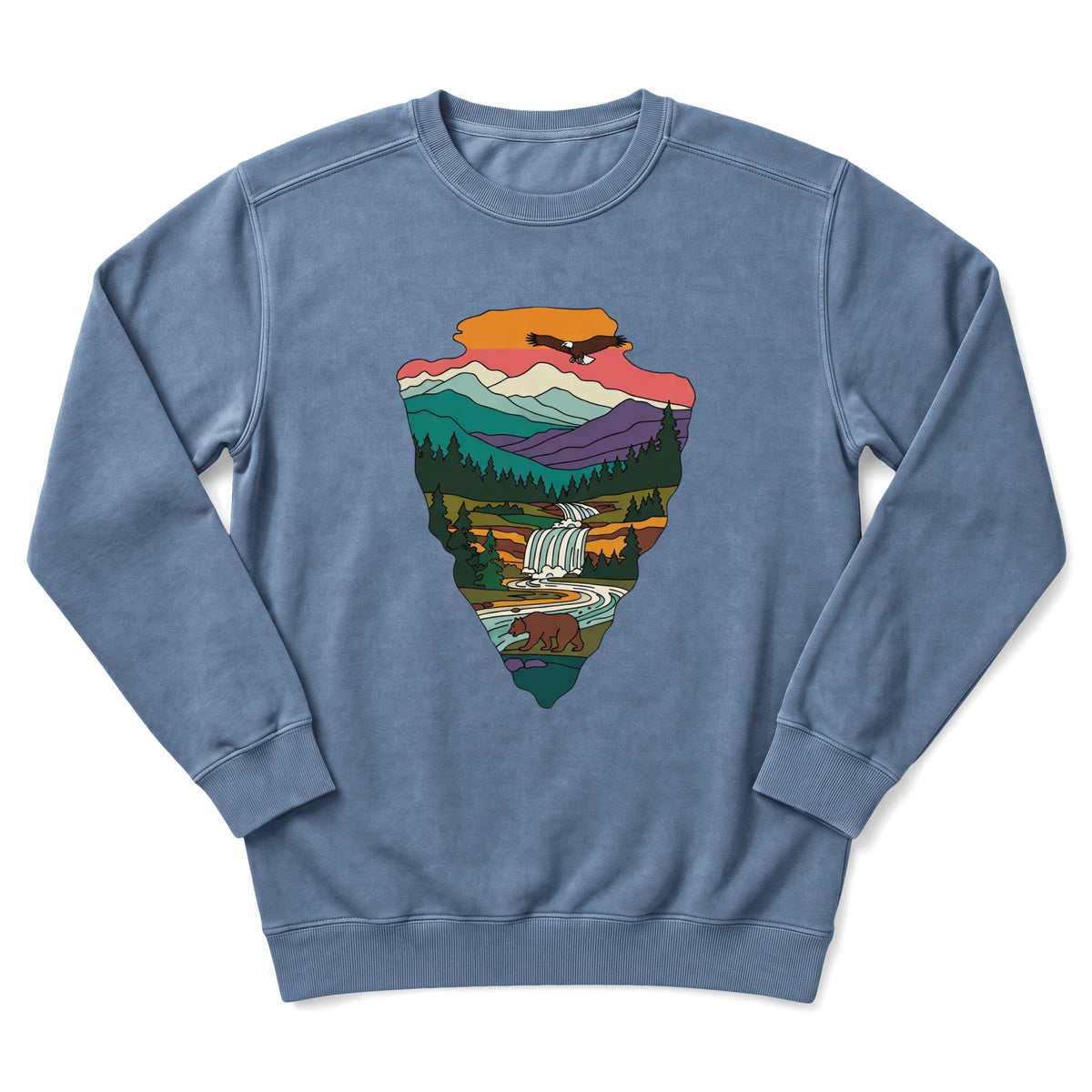 Sloth Hiking Club — blue jean