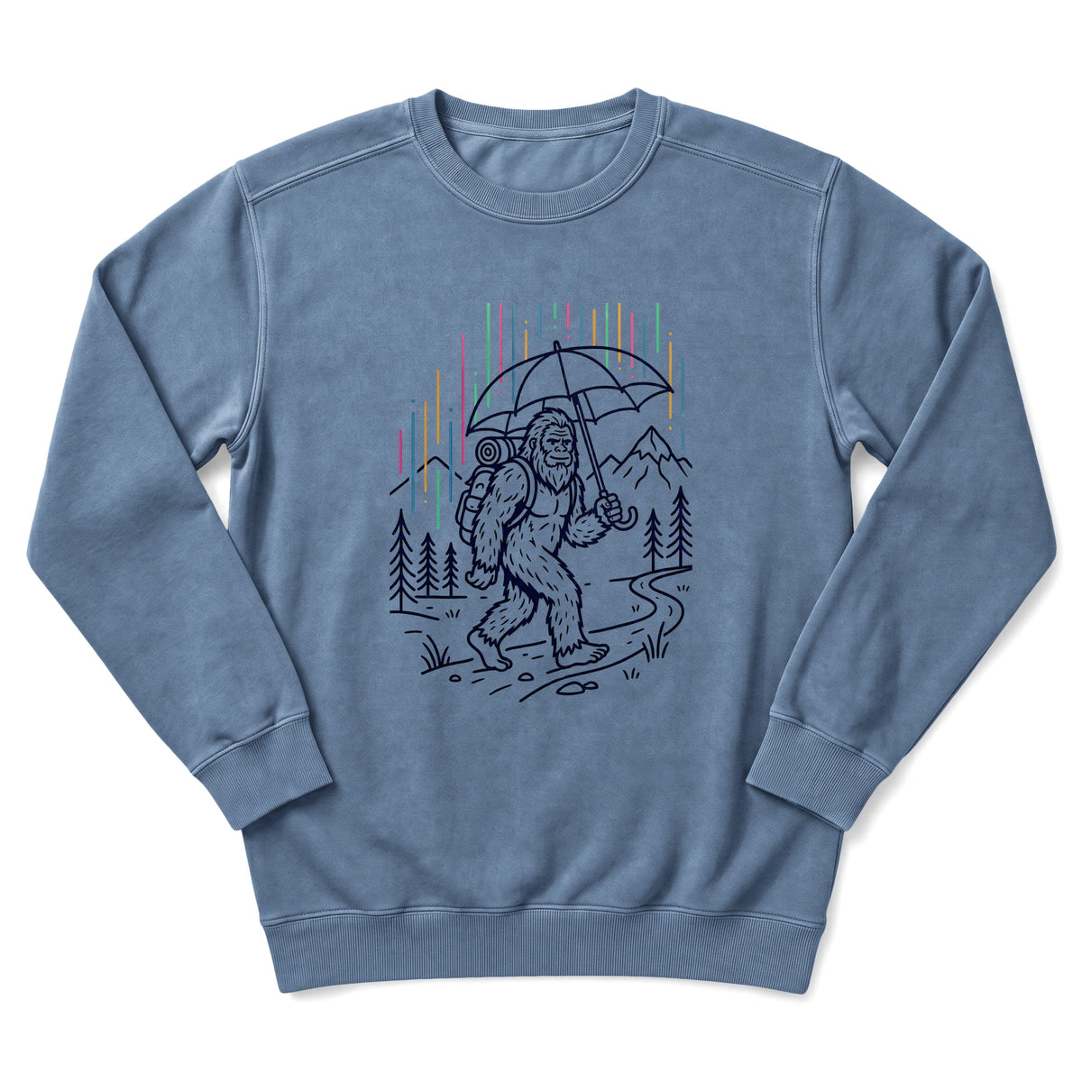 Sloth Hiking Club — blue jean