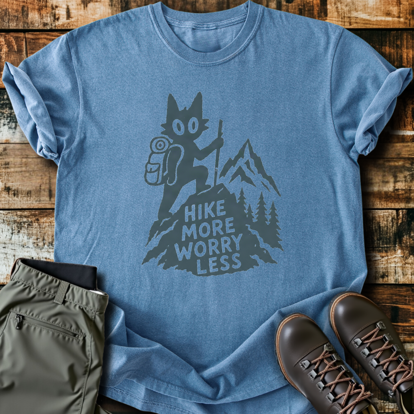 Sloth Hiking Club — blue jean