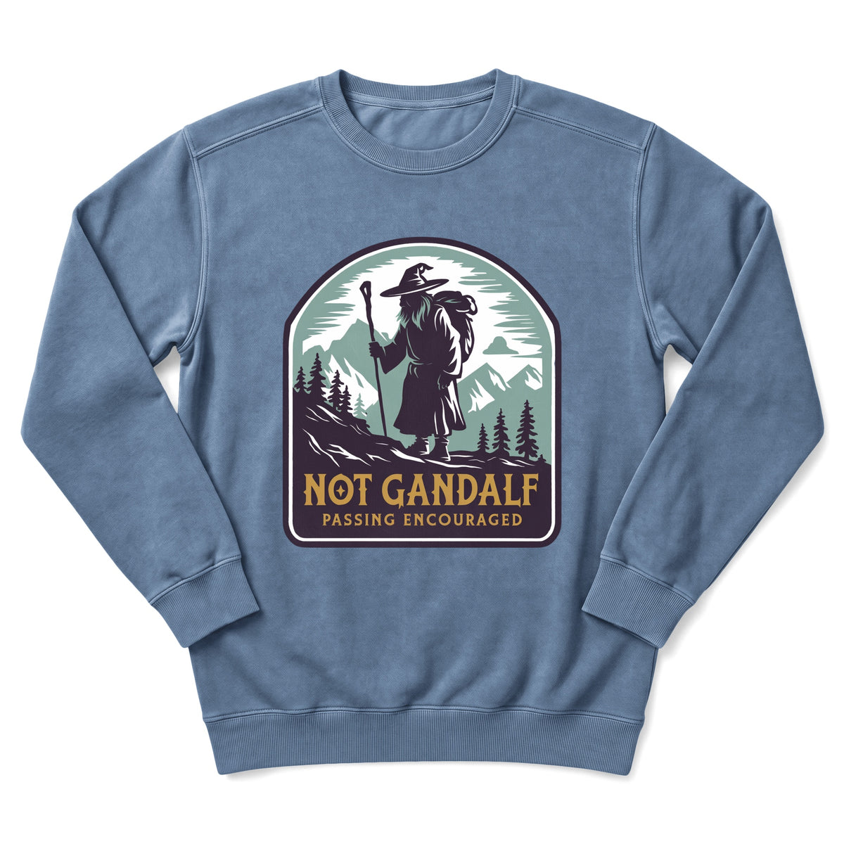 Sloth Hiking Club — blue jean