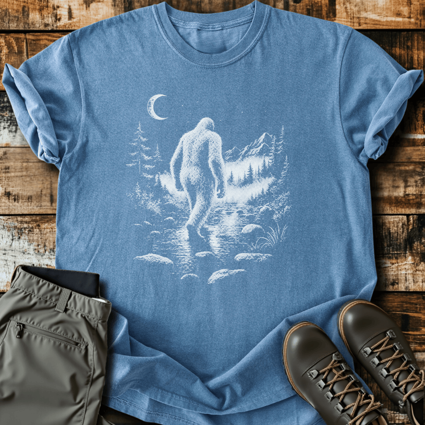 Sloth Hiking Club — blue jean
