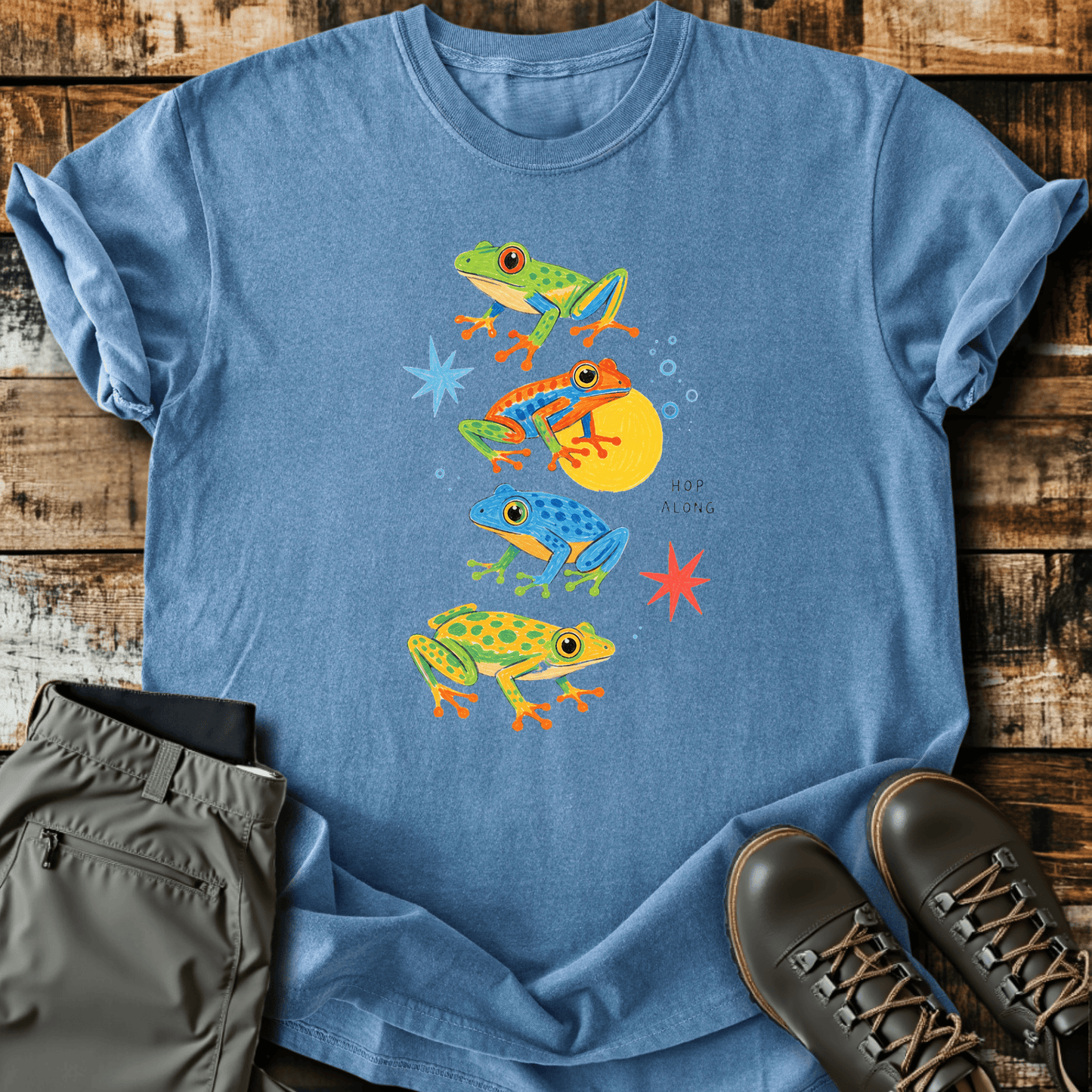 Sloth Hiking Club — blue jean