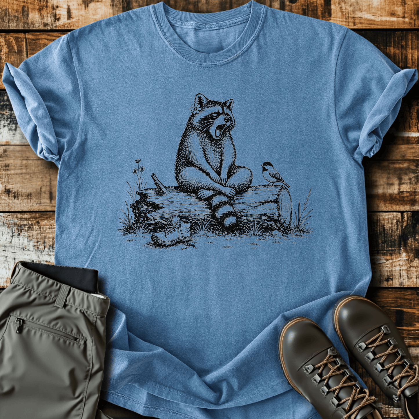 Sloth Hiking Club — blue jean