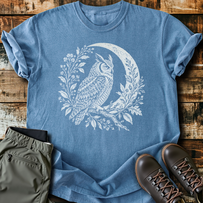 Golden Moon Owl T-Shirt