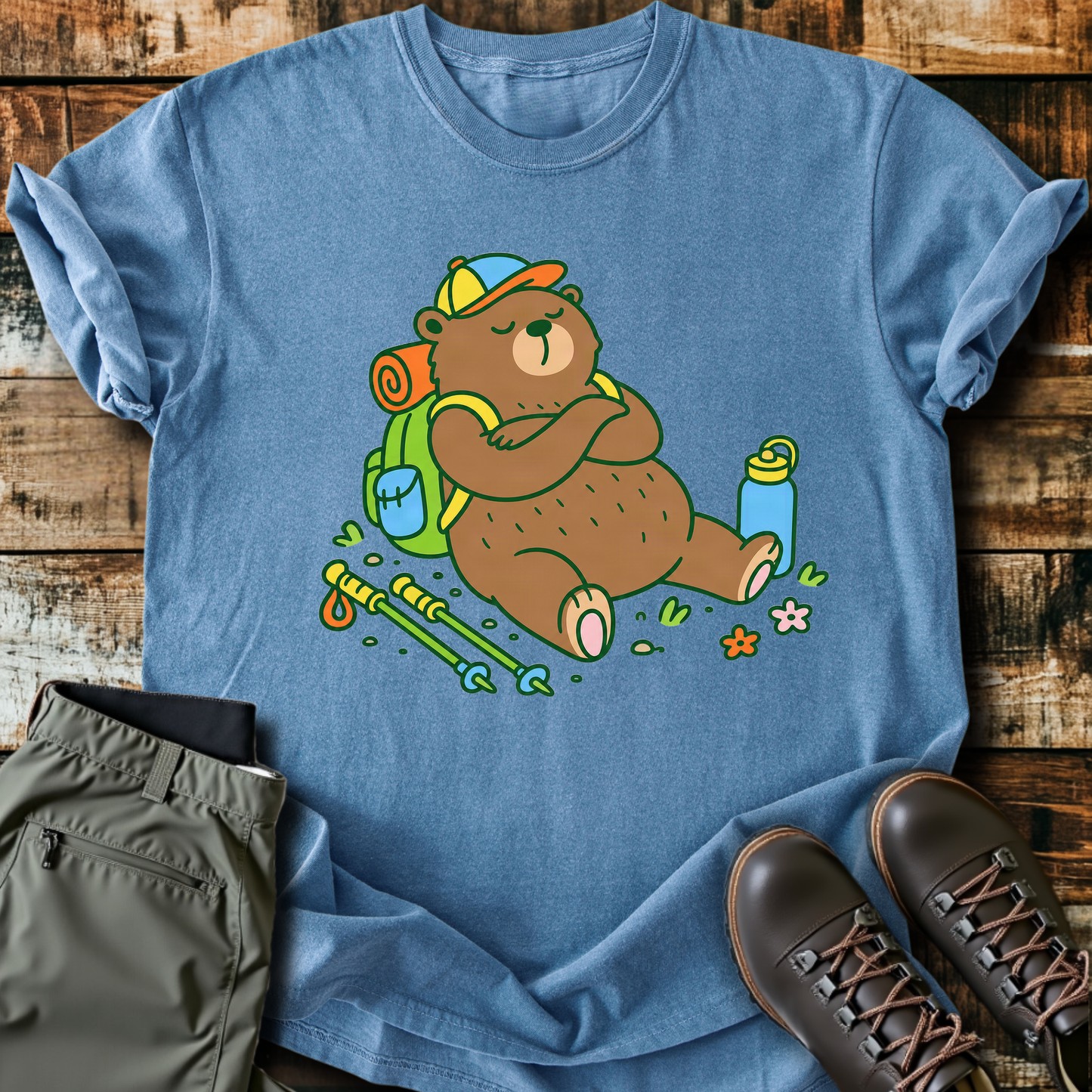 Sloth Hiking Club — blue jean